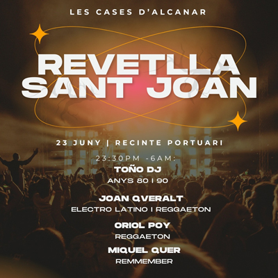 Revetlla de Sant Joan a Les Cases d'Alcanar, 2025 Revetlla de Sant Joan a Les Cases d'Alcanar, 2025