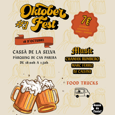 Oktoberfest a Cassà de la Selva, 2025