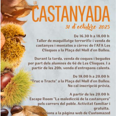La Castanyada al Port de la Selva 2025, La Castanyada al Port de la Selva, El Port de la Selva, 2025, Castanyada, 