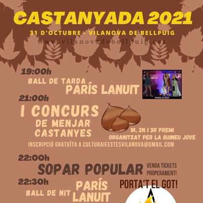 Castanyada - Vilanova de Bellpuig 2021
