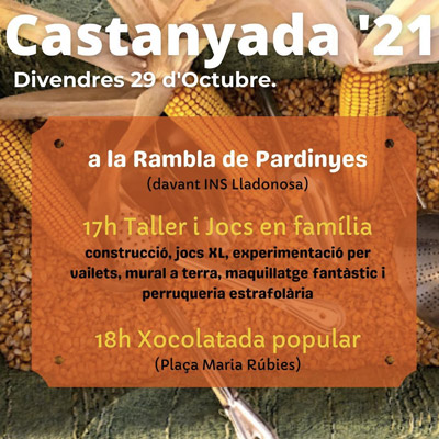 Castanyada a Pardinyes, Lleida, 2021 Castanyada a Pardinyes, Lleida, 2021