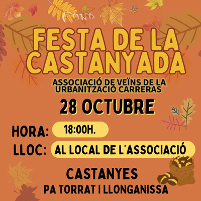 Festa de la Castanyada a l'Espluga de Francolí, 2023 Festa de la Castanyada a l'Espluga de Francolí, 2023