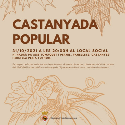 Castanyada a Massoteres, 2021