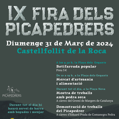 IX Fira dels Picapedrers de Castellfollit de la Roca, 2024 IX Fira dels Picapedrers de Castellfollit de la Roca, 2024