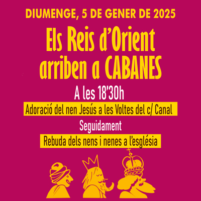 Cavalcada de Reis - Cabanes 2025 Cavalcada de Reis - Cabanes 2025