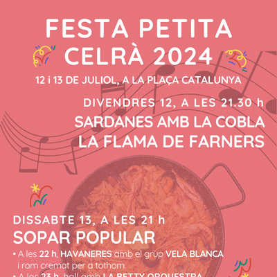 Festa Petita de Celrà, 2024
