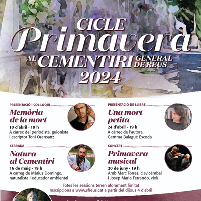 Primavera al Cementiri General de Reus, 2024