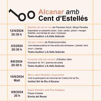 Programació Any Estellés - Alcanar 2024 Programació Any Estellés - Alcanar 2024