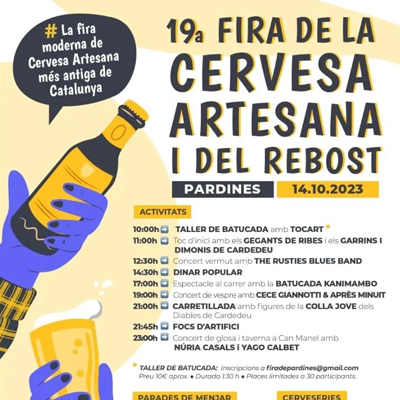XIX Fira de la Cervesa Artesana i del Rebost, Pardines, 2023 XIX Fira de la Cervesa Artesana i del Rebost, Pardines, 2023