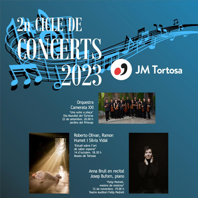 2n Cicle de Concerts de Joventuts Musicals de Tortosa - 2023 2n Cicle de Concerts de Joventuts Musicals de Tortosa - 2023