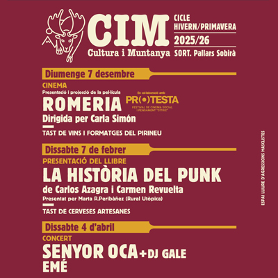 CiM, Cultura i Muntanya, 2025