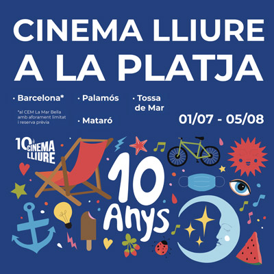 Cinema lliure a la platja, Barcelona, Empordà, Girona, 2021
