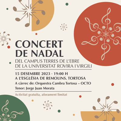 Concert de Nadal de la URV 2023 Concert de Nadal de la URV 2023