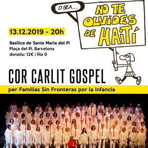 Concert Solidari del Cor Carlit Gospel 'No te olvides de Haití' Concert Solidari del Cor Carlit Gospel 'No te olvides de Haití'