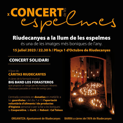 Xè Concert de les Espelmes, Riudecanyes, 2023 Xè Concert de les Espelmes, Riudecanyes, 2023