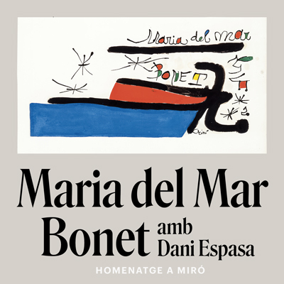 Concert de Maria del Mar Bonet amb Dani Espasa al Mas Miró, 2023