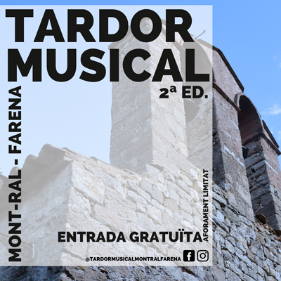 Cicle Tardor Musical a Mont-ral - Farena, 2023 Cicle Tardor Musical a Mont-ral - Farena, 2023