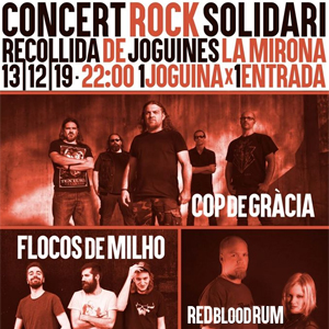 Concert solidàri Cap infant sense la seva joguina a la Mirona, salt, 2019 Concert solidàri Cap infant sense la seva joguina a la Mirona, salt, 2019