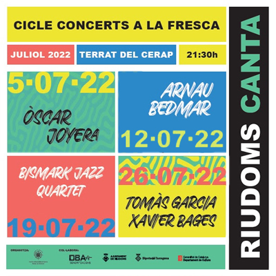 Cicle Riudoms Canta, Riudoms, 2022 Cicle Riudoms Canta, Riudoms, 2022