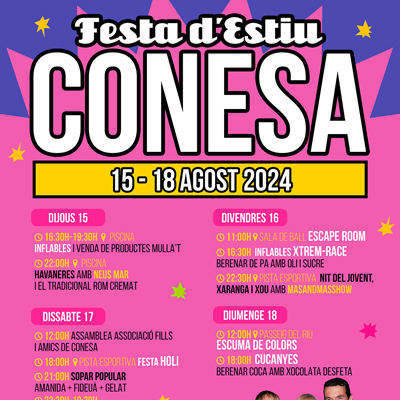 Festa Major de Conesa, 2024 Festa Major de Conesa, 2024