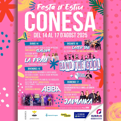 Festa Major de Conesa, 2025 Festa Major de Conesa, 2025