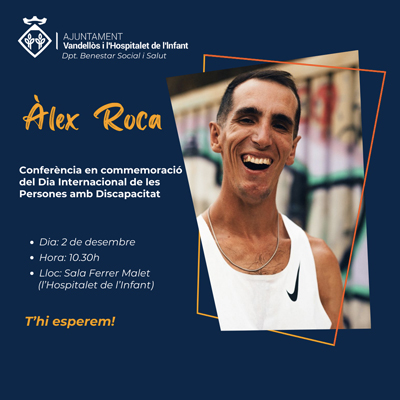 Conferència d'Àlex Roca a l'Hospitalet de l'Infant, 2023