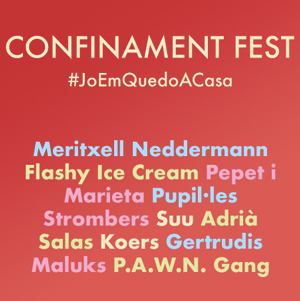 Confinament Fest, Música, Instagram