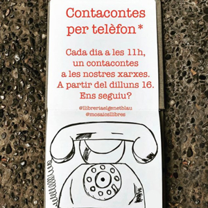 Contacontes per telèfon de la llibreria Genet Blau, Lleida, 2020 Contacontes per telèfon de la llibreria Genet Blau, Lleida, 2020