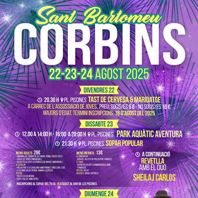 Festa Major de Corbins, 2025