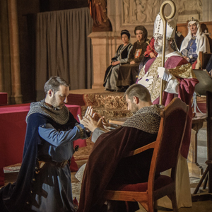 Espectacle 'Credencials, el pacte feudal' dins la Setmana Medieval de Montblanc, 2020