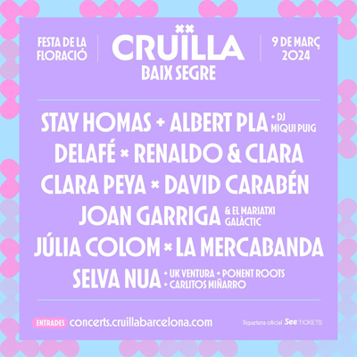 Cruïlla Baix Segre, 2024