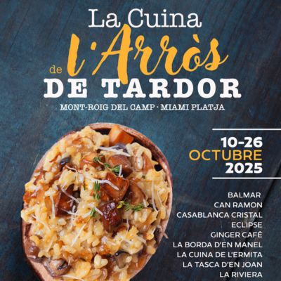 IX Jornades Gastronòmiques de la Cuina de l'Arròs de Tardor, Mont-roig del Camp, Cuina de l'Arròs de Tardor, 2025