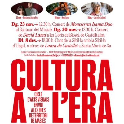 Cultura a l'Era, Cultura a l'Era 2025, 2025, Territori de Masies Cultura a l'Era, Cultura a l'Era 2025, 2025, Territori de Masies
