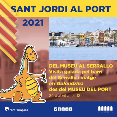 Visita guiada 'Del Museu al Serrallo', Sant Jordi, Port de Tarragona, 2021 Visita guiada 'Del Museu al Serrallo', Sant Jordi, Port de Tarragona, 2021