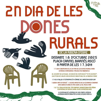 Dia de les Dones Rurals de la Ribera d'Ebre - Ascó 2025 Dia de les Dones Rurals de la Ribera d'Ebre - Ascó 2025
