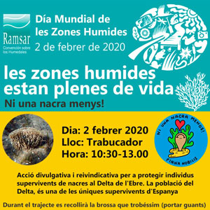 Dia Mundial de les Zones Humides - Platja del Trabucador 2020 Dia Mundial de les Zones Humides - Platja del Trabucador 2020