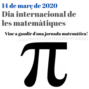 Dia Internacional de les matemàtiques - Tortosa 2020 Dia Internacional de les matemàtiques - Tortosa 2020