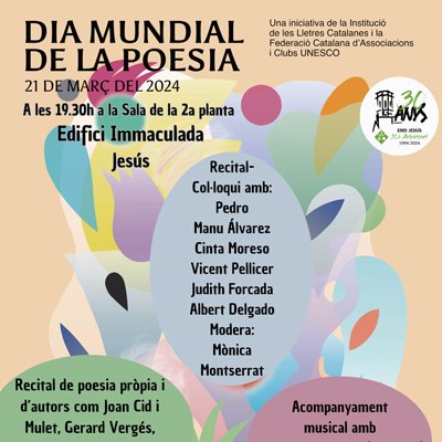 Dia Mundial de la Poesia - Jesús 2024