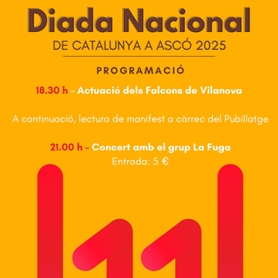 Diada Nacional de Catalunya - Ascó 2025 Diada Nacional de Catalunya - Ascó 2025