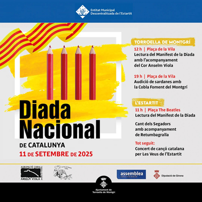 Diada Nacional de Catalunya - Torroella de Montgrí i L'Estartit 2025 Diada Nacional de Catalunya - Torroella de Montgrí i L'Estartit 2025