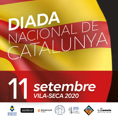 Diada de Catalunya a Vila-seca, 2020