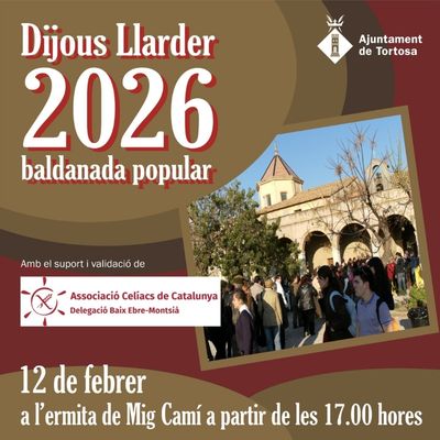 Dijous Llarder a Tortosa 2026, Dijous Llarder a Tortosa, 2026, Tortosa, Dijous Llarder a Tortosa 2026, Dijous Llarder a Tortosa, 2026, Tortosa,