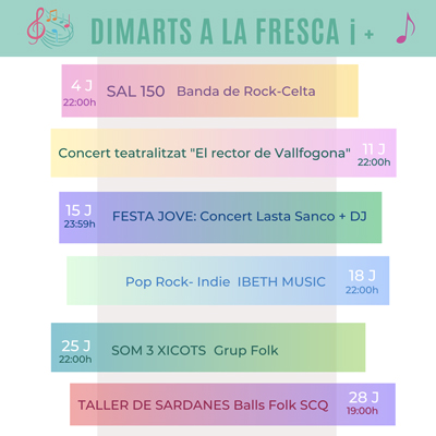 Dimarts a la Fresca, Les Piles, 2023 Dimarts a la Fresca, Les Piles, 2023