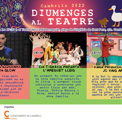 Cicle Diumenges al Teatre, Cambrils, 2022
