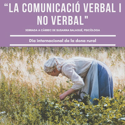 Dia Internacional de la dona rural a Torrefeta i Florejacs, 2021 Dia Internacional de la dona rural a Torrefeta i Florejacs, 2021