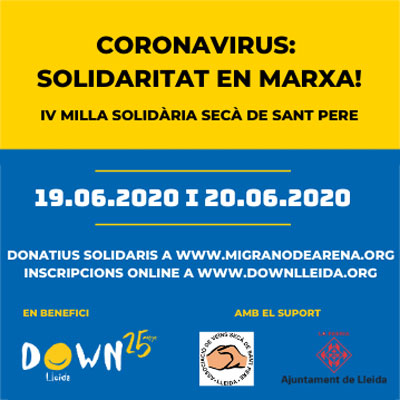 IV Milla Solidària Secà de Sant Pere, Down Lleida, Lleida, 2020 IV Milla Solidària Secà de Sant Pere, Down Lleida, Lleida, 2020