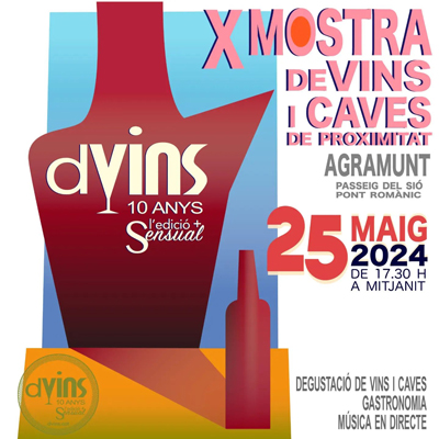 DVins, Mostra de Vins i Caves de proximitat, Agramunt, 2024 DVins, Mostra de Vins i Caves de proximitat, Agramunt, 2024