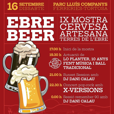 Ebre Beer. IX Mostra de cervesa artesana de les Terres de l'Ebre, 2023 Ebre Beer. IX Mostra de cervesa artesana de les Terres de l'Ebre, 2023