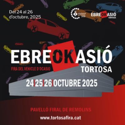 Ebreokasió, 28a Fira del vehicle d'ocasió, EbreOkasió 2025, 2025, Fira del vehicle d'ocasió