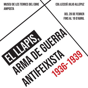 Exposició 'El llapis, arma de guerra antifeixista 1936 – 1939' - Museu de les Terres de l'Ebre 20202 Exposició 'El llapis, arma de guerra antifeixista 1936 – 1939' - Museu de les Terres de l'Ebre 20202